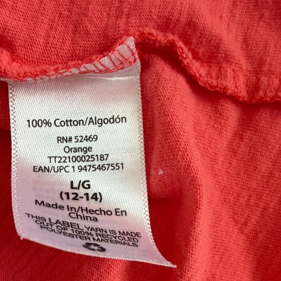 Time and Tru Sleeveless Coral Tank Top - Picture 3 of 3